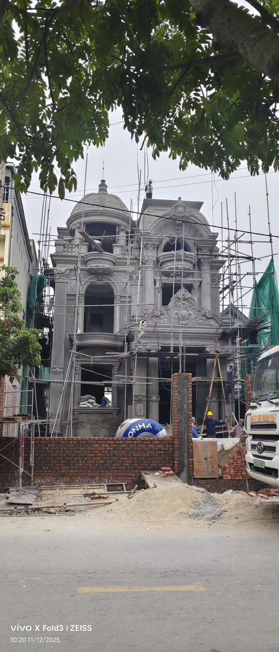 Mẫu biệt thự tân cổ điển kiểu Pháp với mái vòm và mái mansard đặc trưng - MBTTCDKPVMVVMMDT