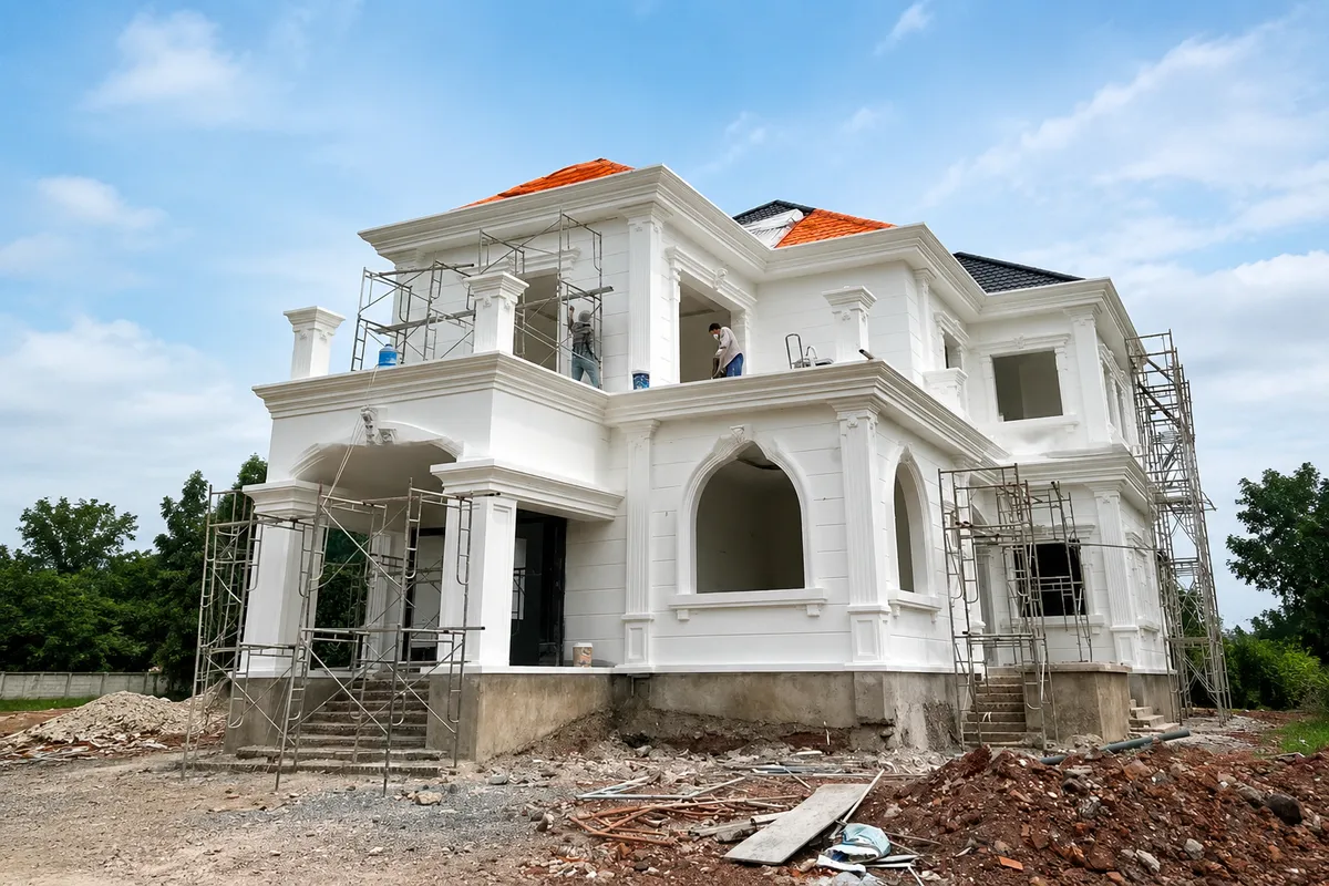 Biệt thự Địa Trung Hải hiện đại 650m² tại Bình Lục, Hà Nam