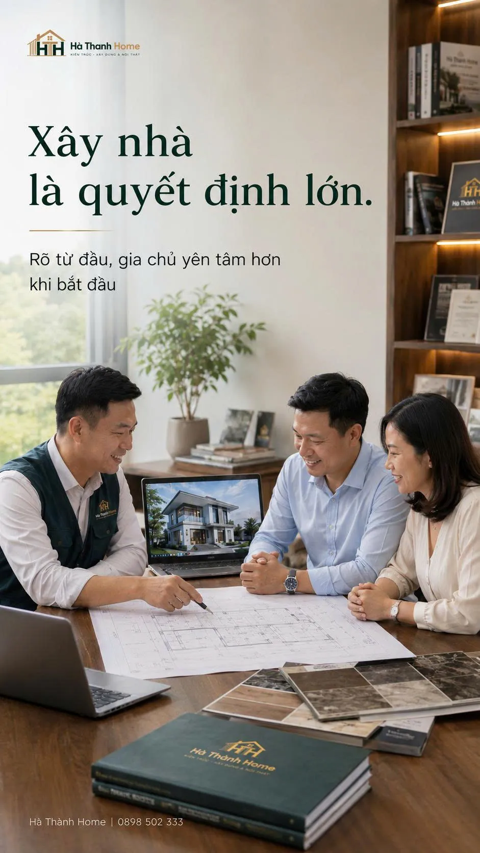 Kiến trúc sư tư vấn thiết kế xây nhà trọn gói tại Hà Nội