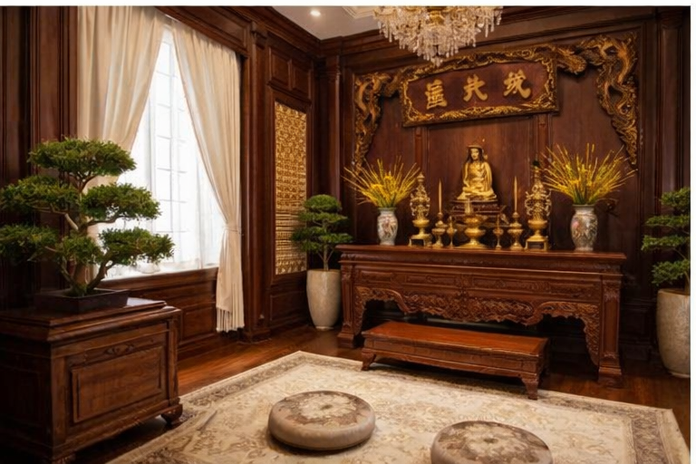 Phòng Thờ Biệt Thự Tân Cổ Điển tại Hoàn Kiếm - PTBTTCD