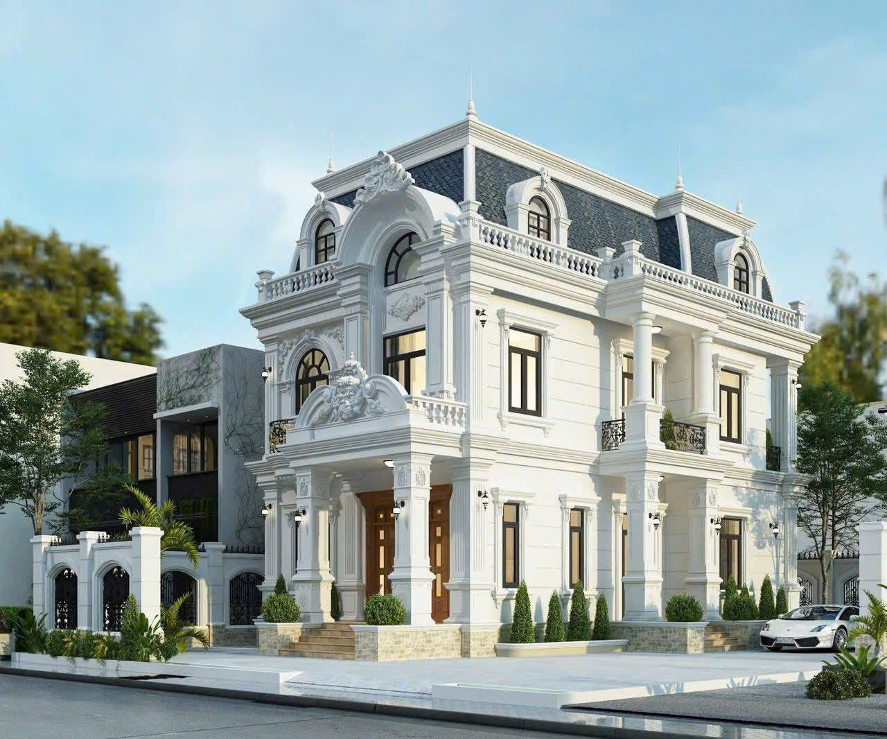 Công Trình Nhà Ở Biệt Thự 3 Tầng Ở Bắc Ninh